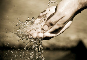 clean hands water
